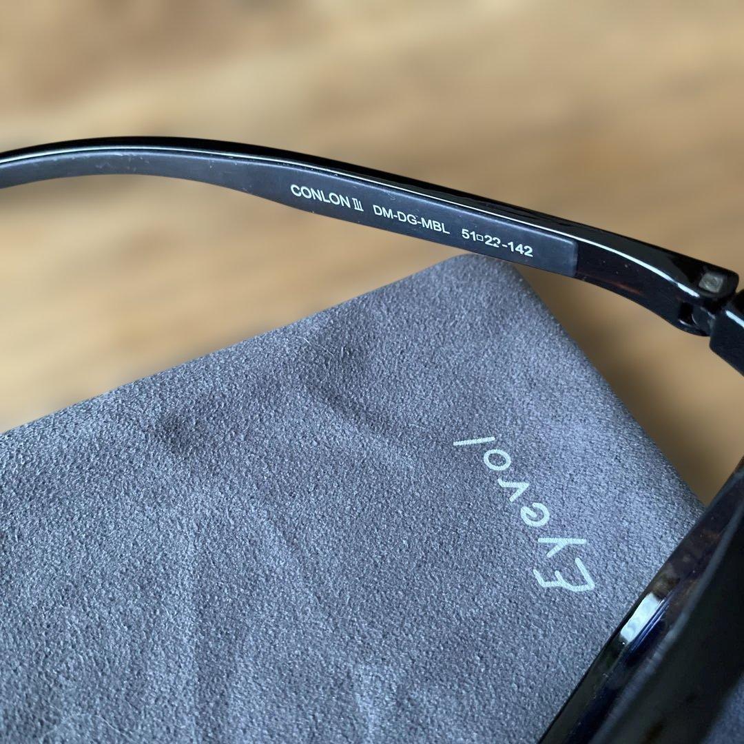 Eyewear CONLON DM-DG-MBL ブラックサングラス