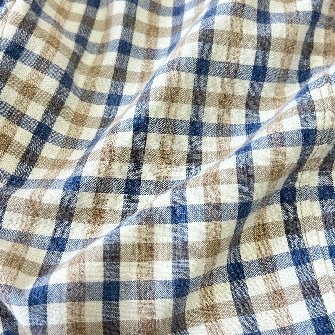 美品 ラルディーニ イタリア製 ギンガムチェック アンコン ジャケット 44 S