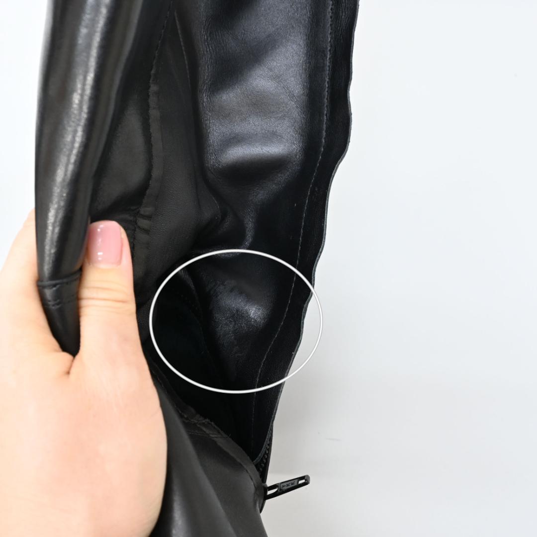 ♦︎ ■ 47586★冬 CELINE セリーヌ ロングブーツ 37 ブラック