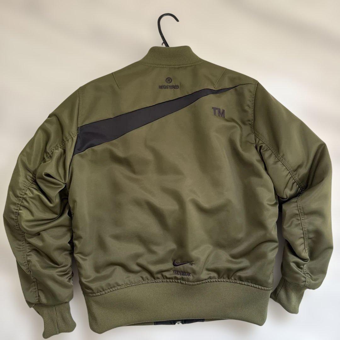NIKE MA-1 ボンバージャケット リバーシブル カーキ S