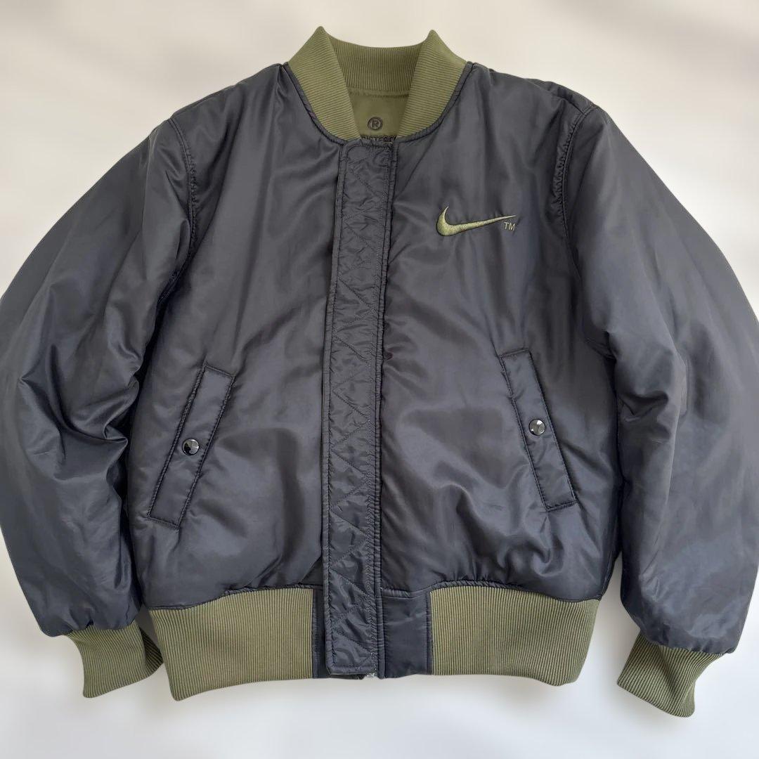 NIKE MA-1 ボンバージャケット リバーシブル カーキ S