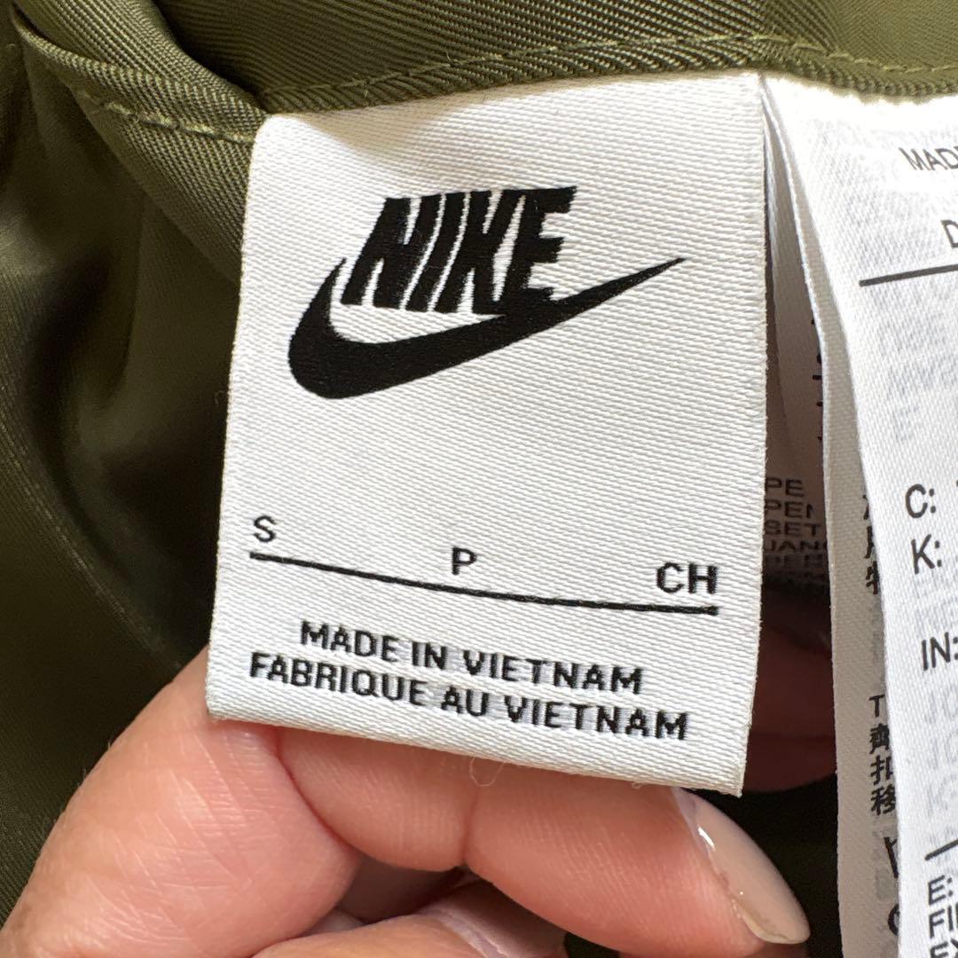 NIKE MA-1 ボンバージャケット リバーシブル カーキ S