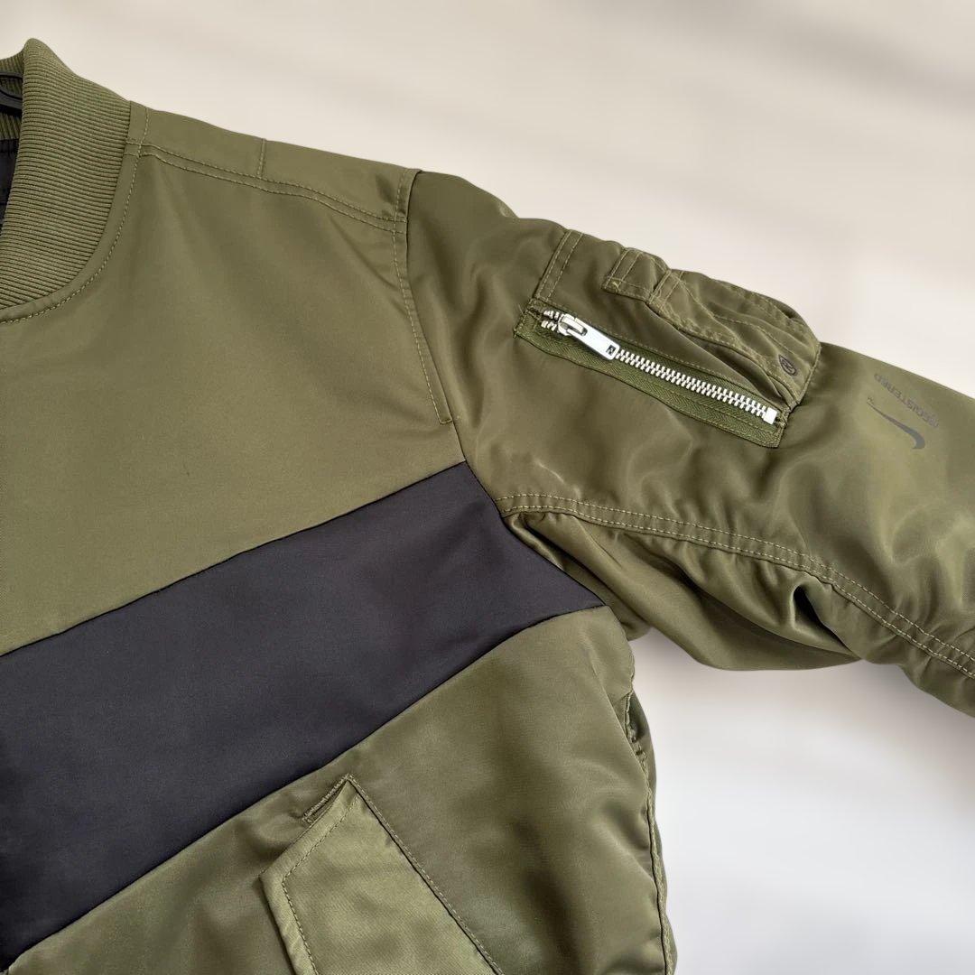 NIKE MA-1 ボンバージャケット リバーシブル カーキ S