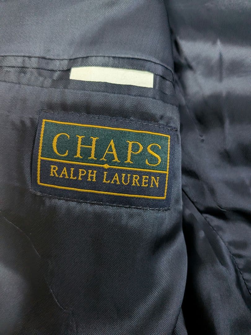 CHAPS Ralph Lauren ダブルテーラードジャケット　紺ブレ