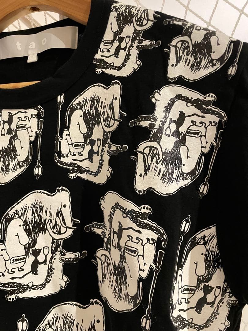 tao SNORK Tシャツ２-BLACK-