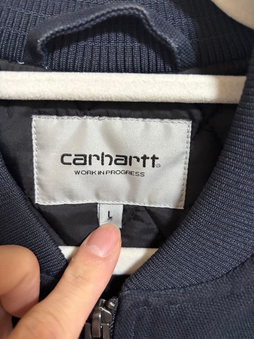 Carhartt wip ネイビー ベスト Lサイズ