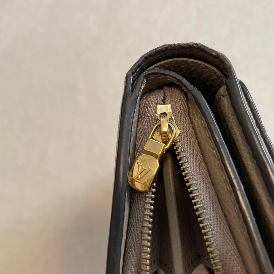 ルイヴィトン　正規品　ポルトフォイユ　クレア モノグラム アンプラント　折財布
