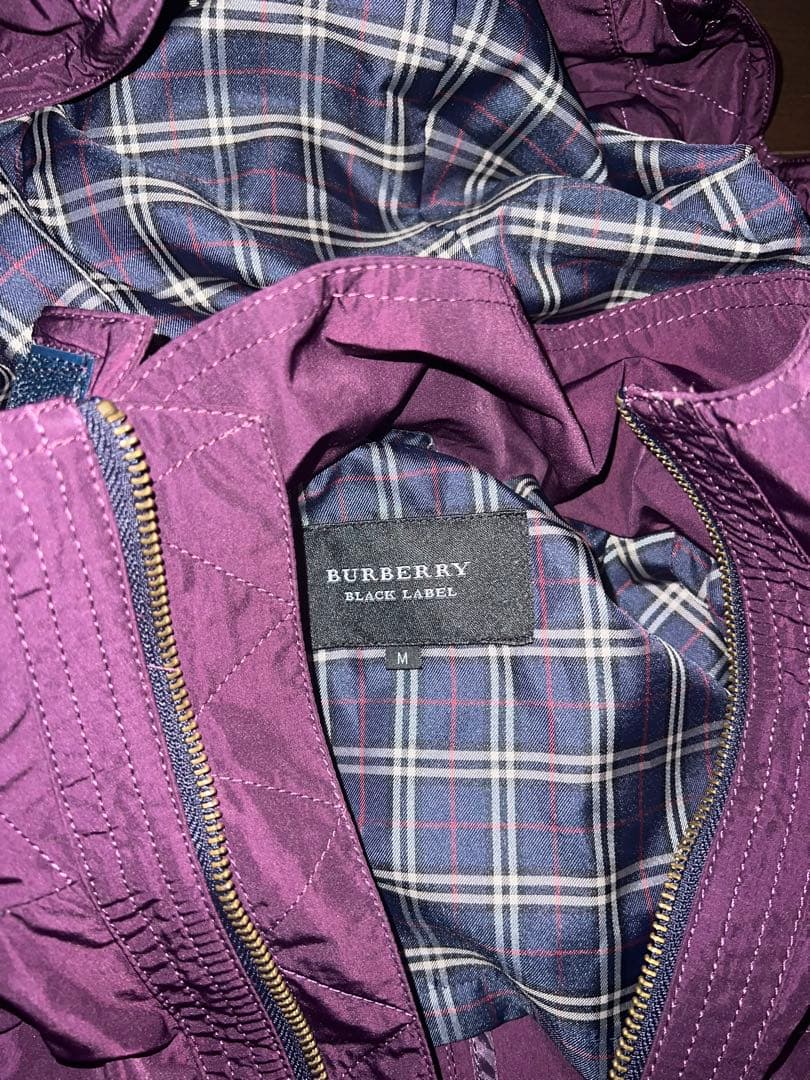 BURBERRY BLACK LABEL 紫 ジャケット M