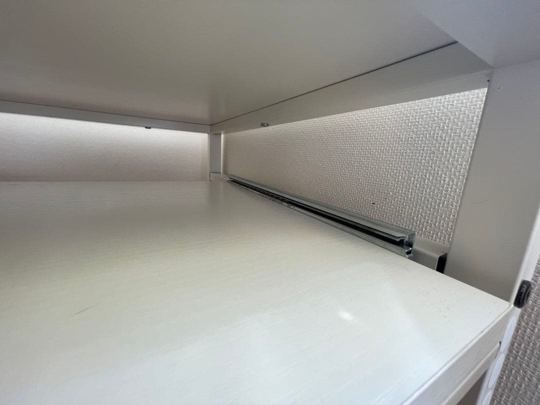 【完成品・送料込】LYYL DTMデスク 白 88鍵対応 組み立て不要
