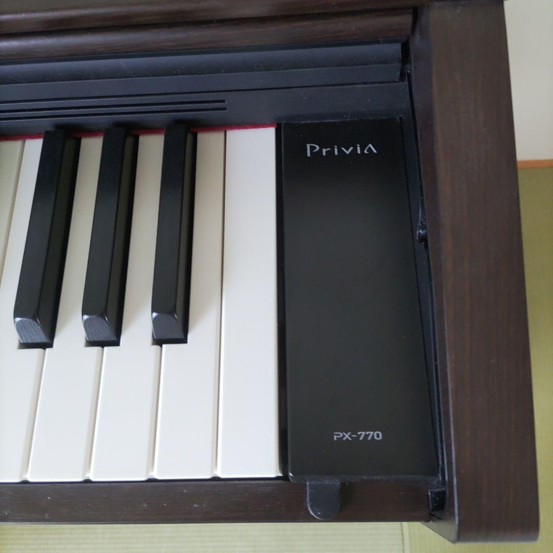 ほぼ未使用配送☆カシオ 電子ピアノ 88鍵盤 プリビア PX77