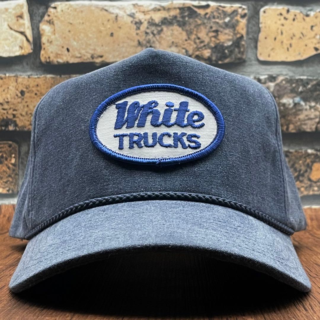 【ビンテージ】トラッカーキャップfartco 同ブランド 70'sWHITE