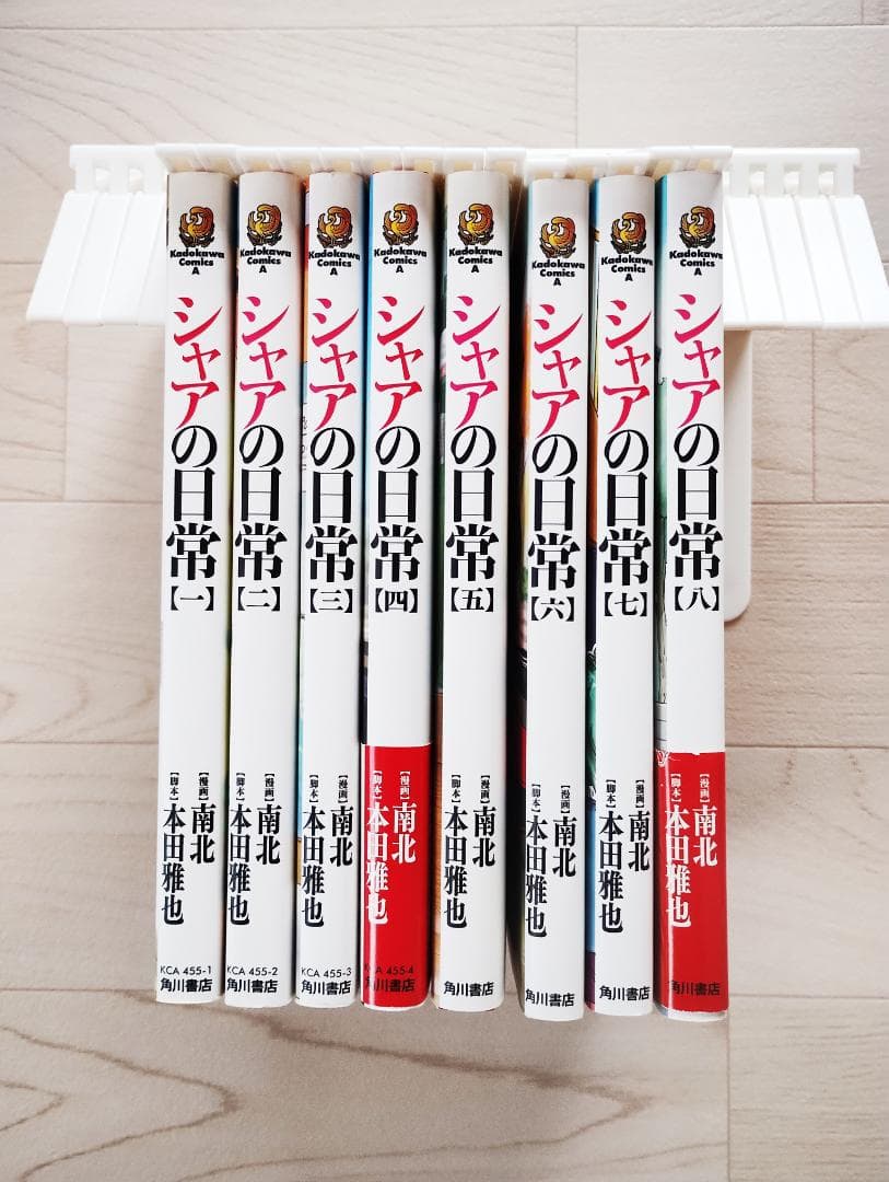 シャアの日常 全8巻 セット カード・小冊子付 漫画 コミック 南北 角川書店
