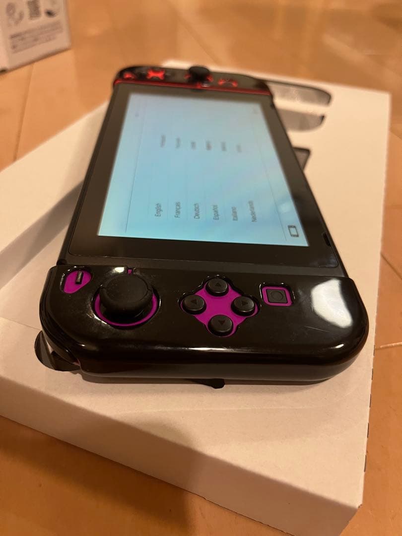 Nintendo Switch 本体 箱 全付属品あり SDカード付き