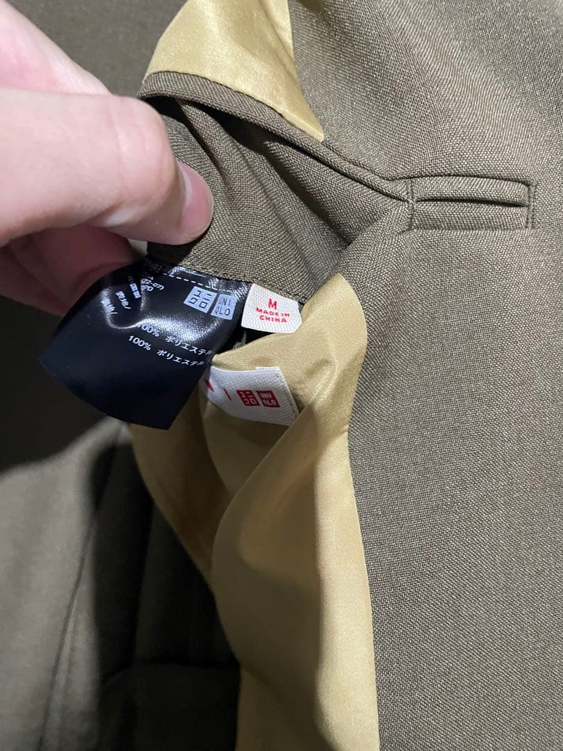 UNIQLO Marni カーキ テーラードジャケット セットアップ　M