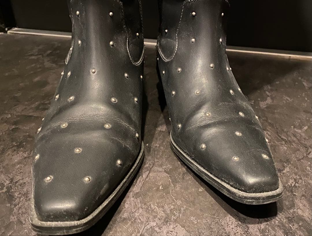 靴 Ameri Vintage WESTERN STUDS LONG BOOTS