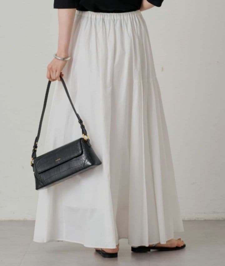 【新品/定価¥19800】 Loungedress パネルギャザースカート