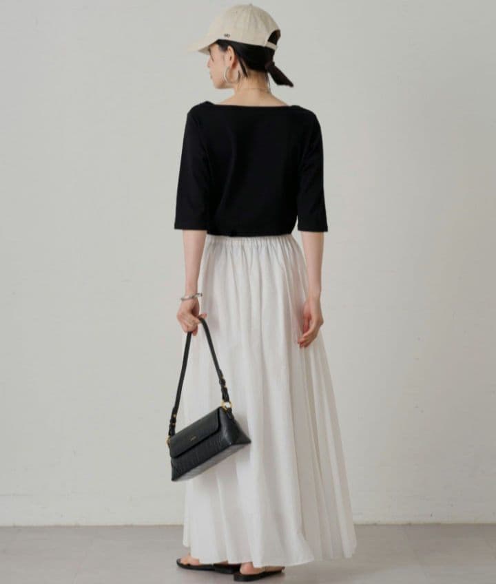 【新品/定価¥19800】 Loungedress パネルギャザースカート