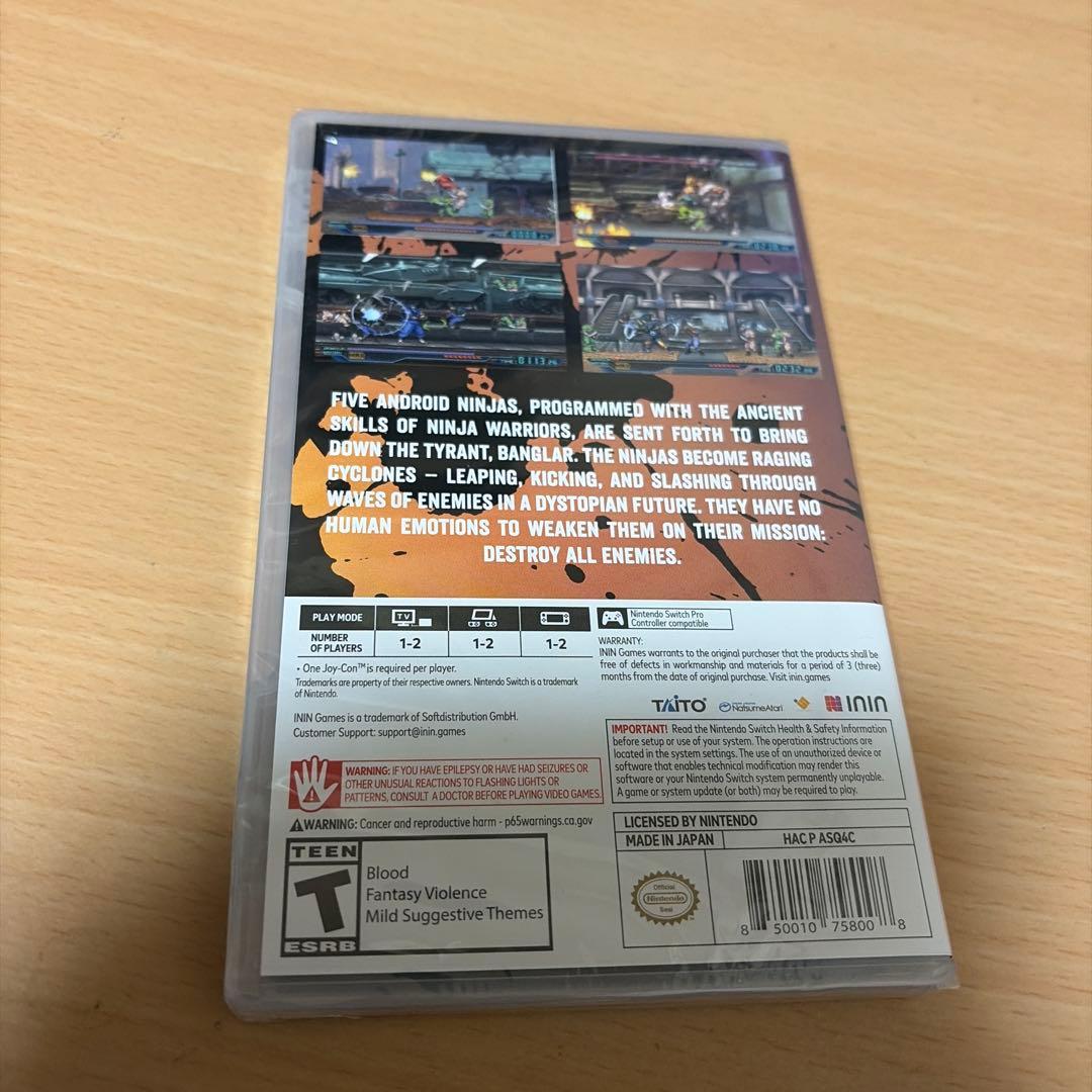 未開封　switch 忍者ウォーリアーズ