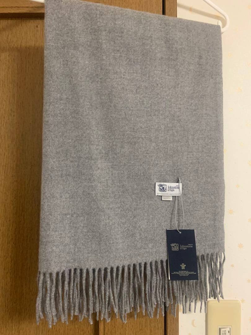 m*︎様 Johnstons of Elgin カシミヤ ストール グレー