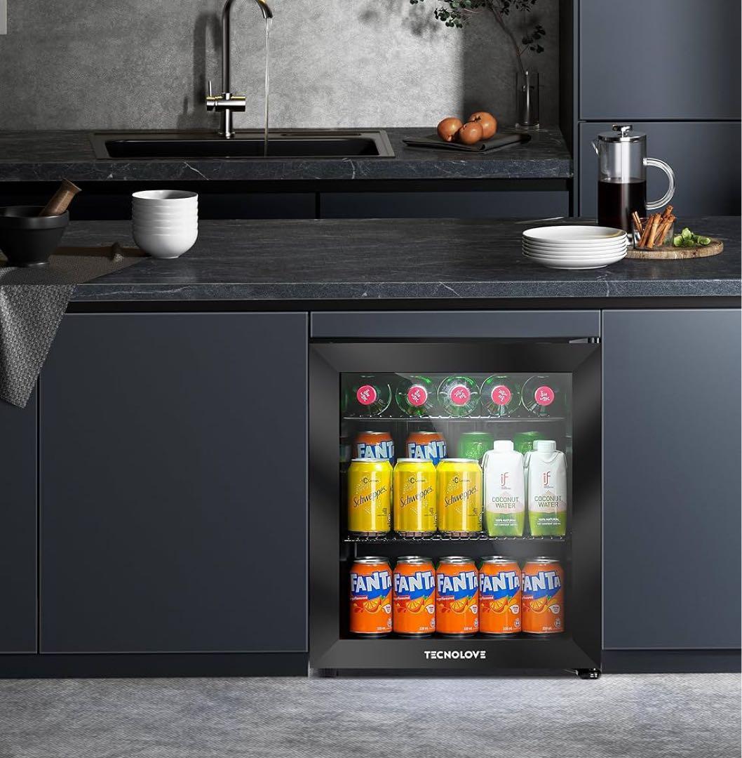 Tecnolove タッチパネル調温 冷蔵庫 46L