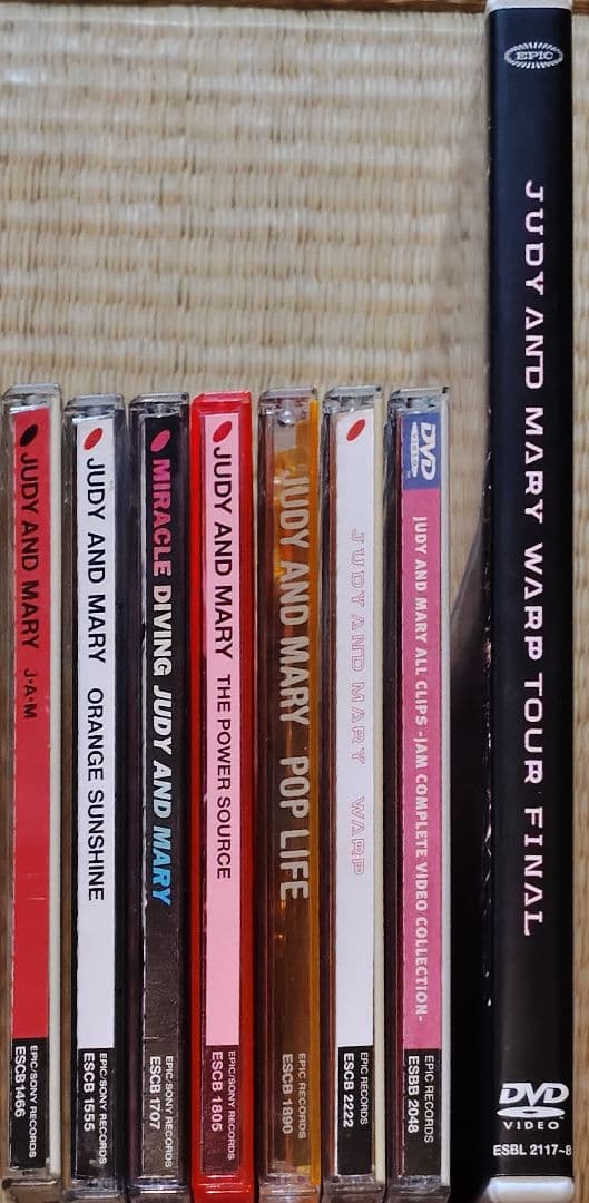 JUDY AND MARYコレクション・オリジナルアルバムCD全6枚とDVD2枚