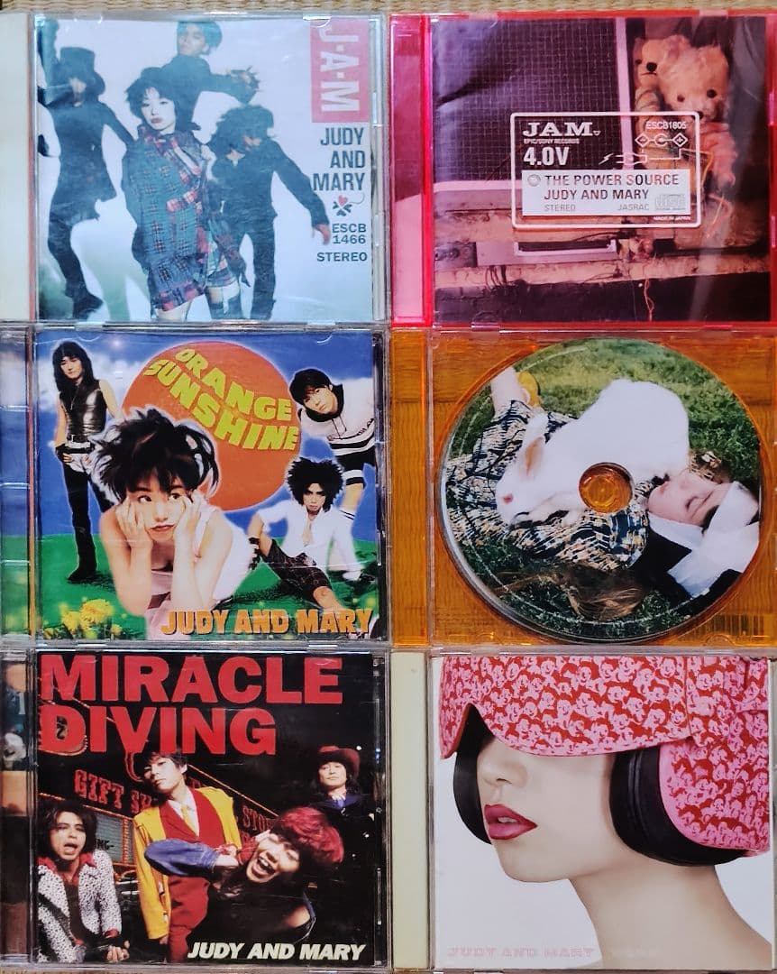 JUDY AND MARYコレクション・オリジナルアルバムCD全6枚とDVD2枚