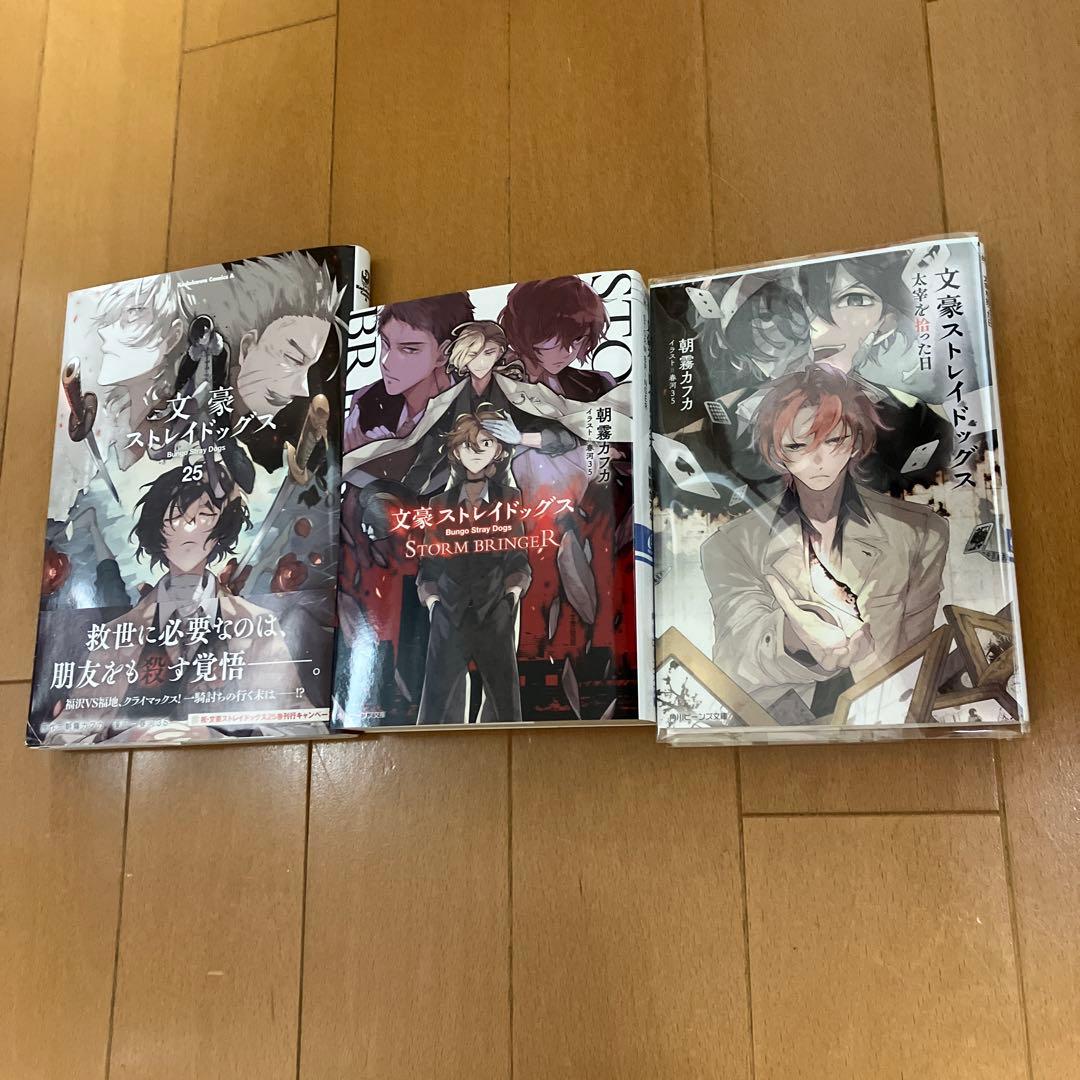 文豪ストレイドッグス1巻〜25巻小説/太宰を拾った日、STORM BRINGER