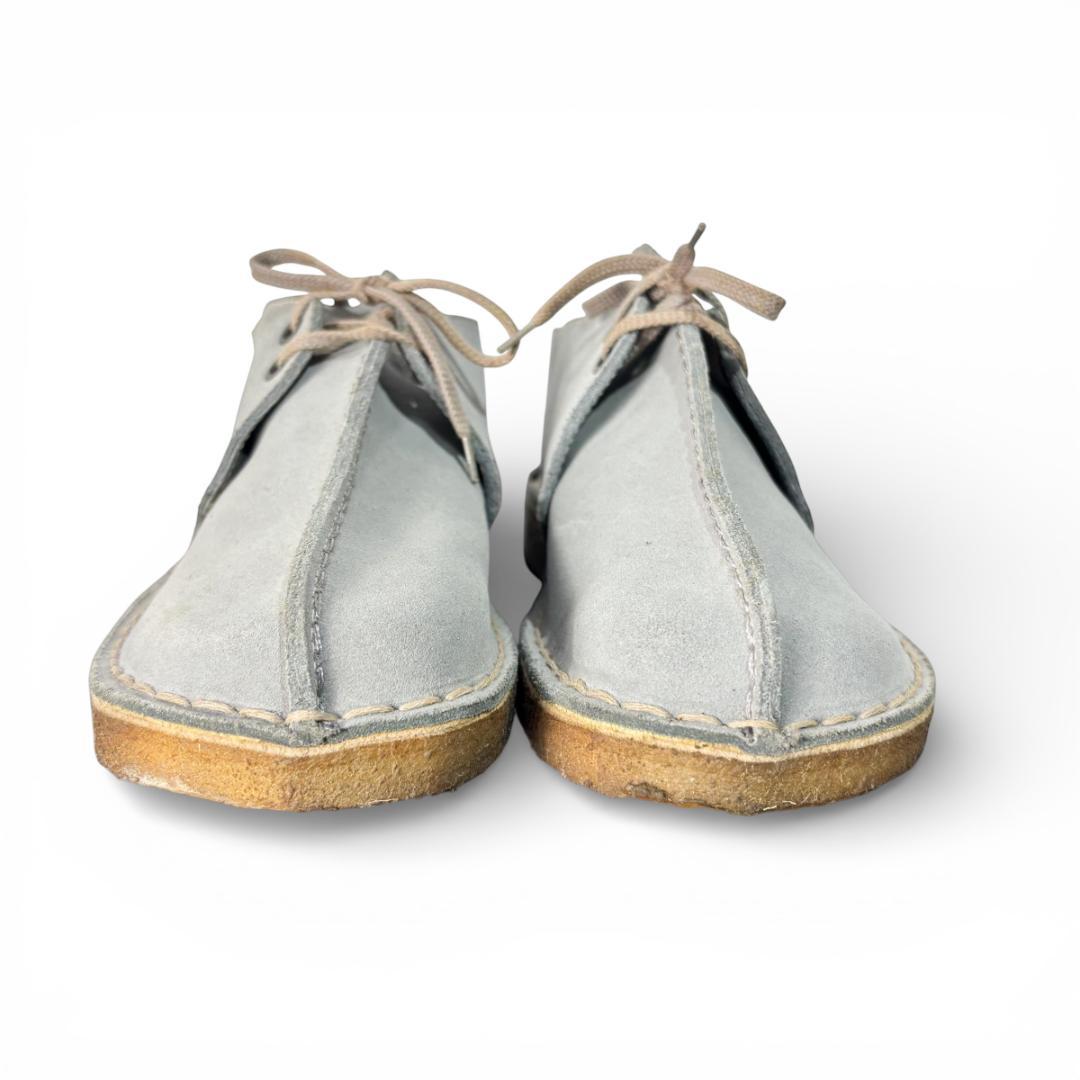 Clarks デザートトレック スエード ライトグレー 25cm クラークス