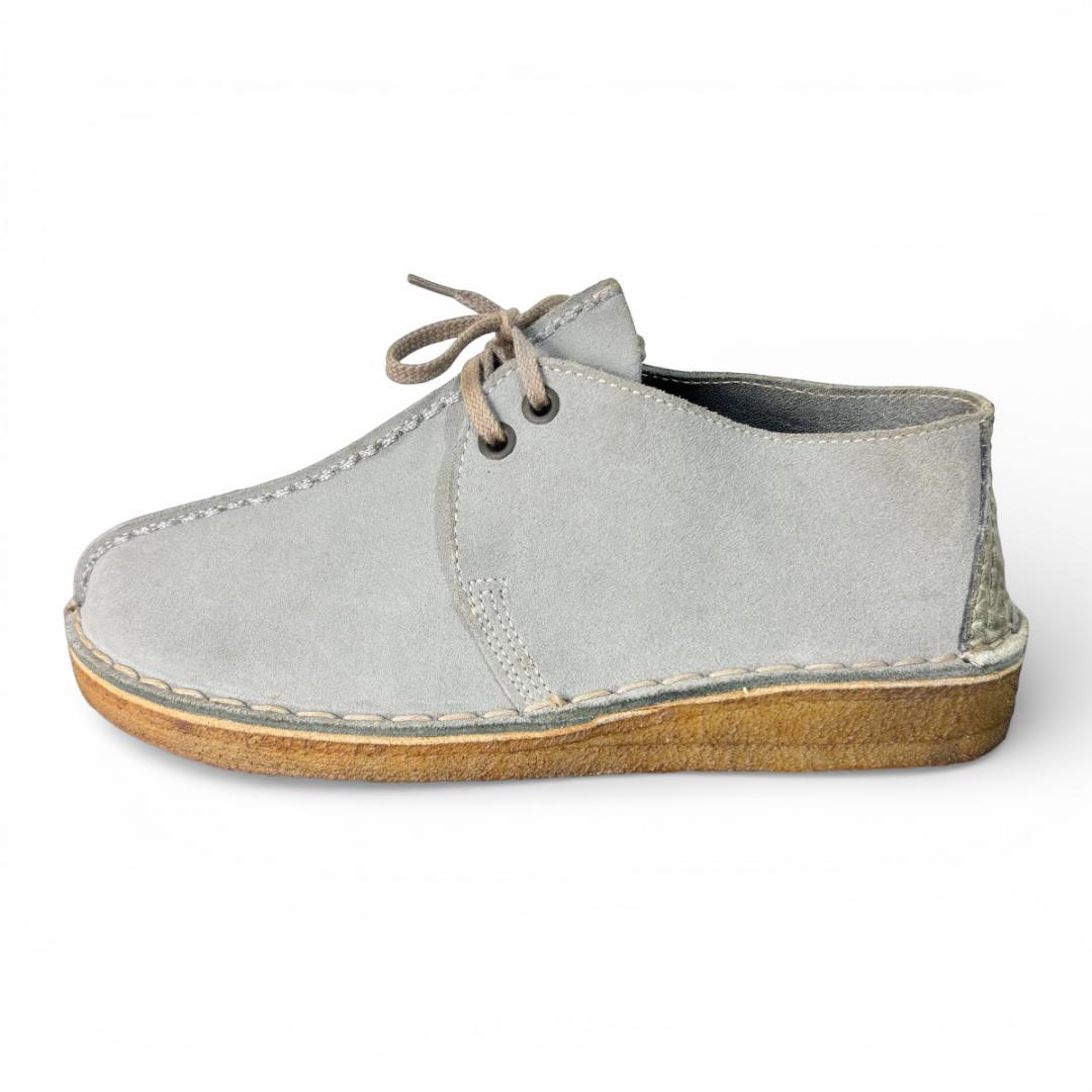 Clarks デザートトレック スエード ライトグレー 25cm クラークス
