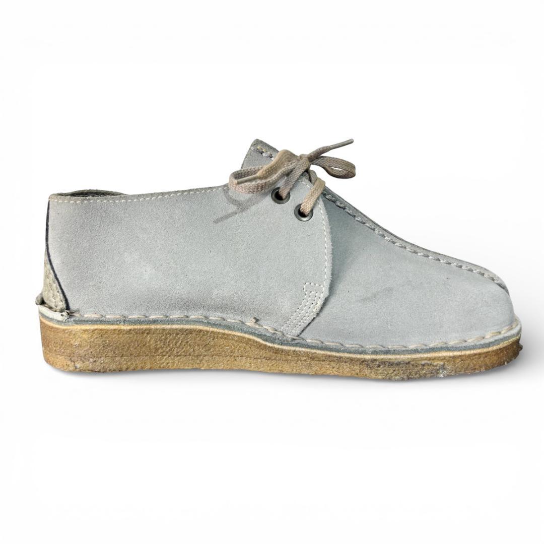 Clarks デザートトレック スエード ライトグレー 25cm クラークス