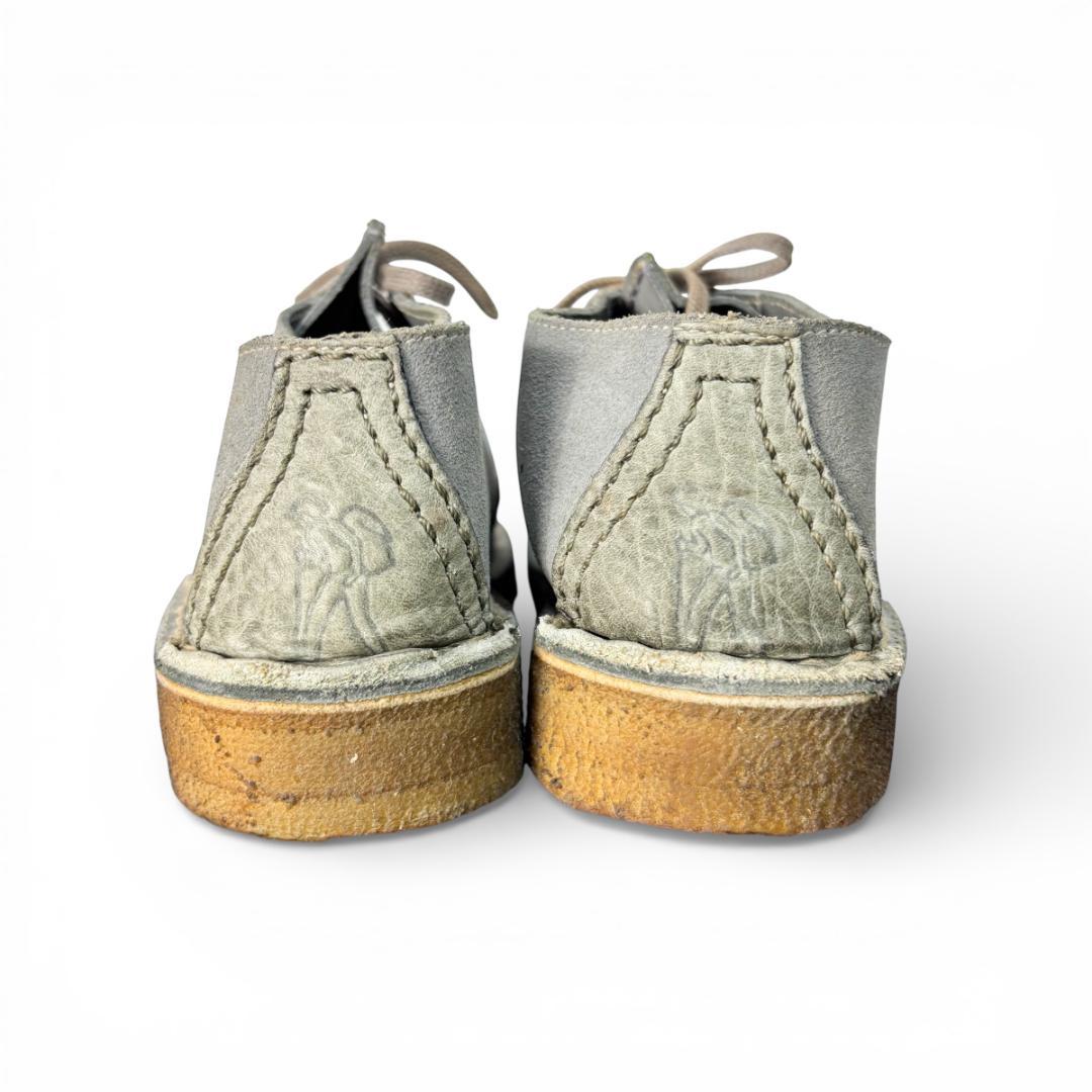 Clarks デザートトレック スエード ライトグレー 25cm クラークス