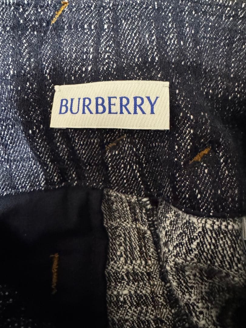 Burberry 25AW チェックデニムパンツ