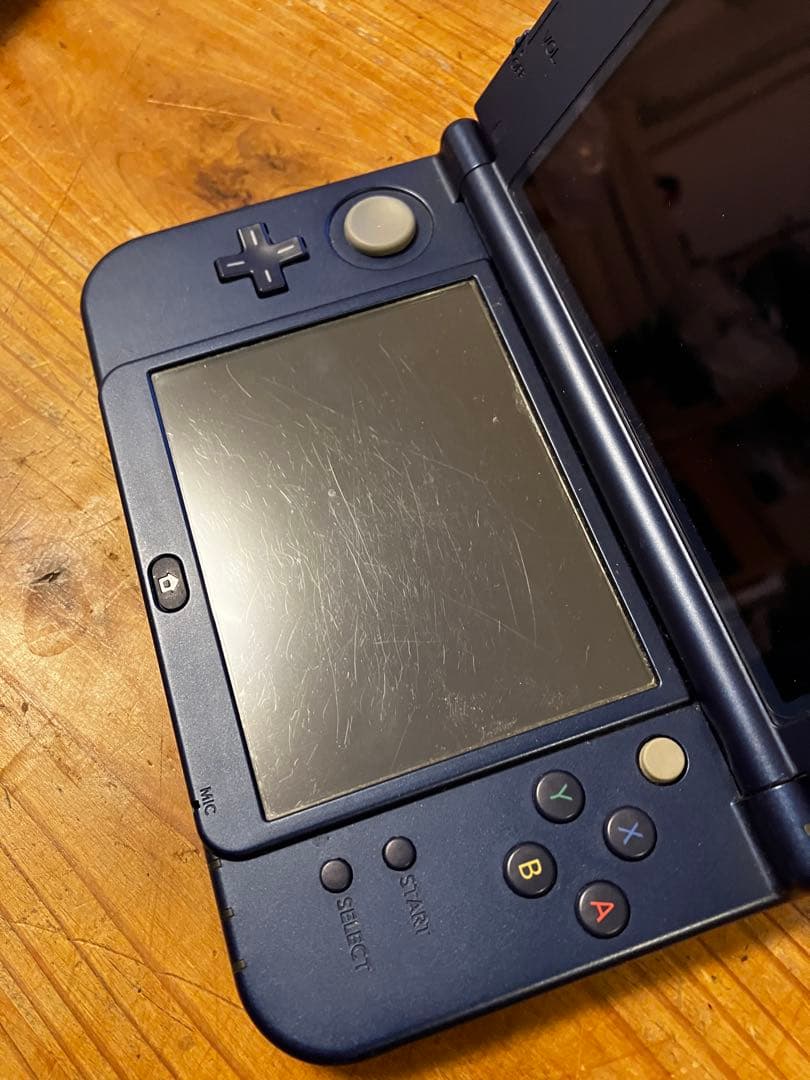 箱ありNewニンテンドー3DS LL メタリックブルー SDカード 充電コード