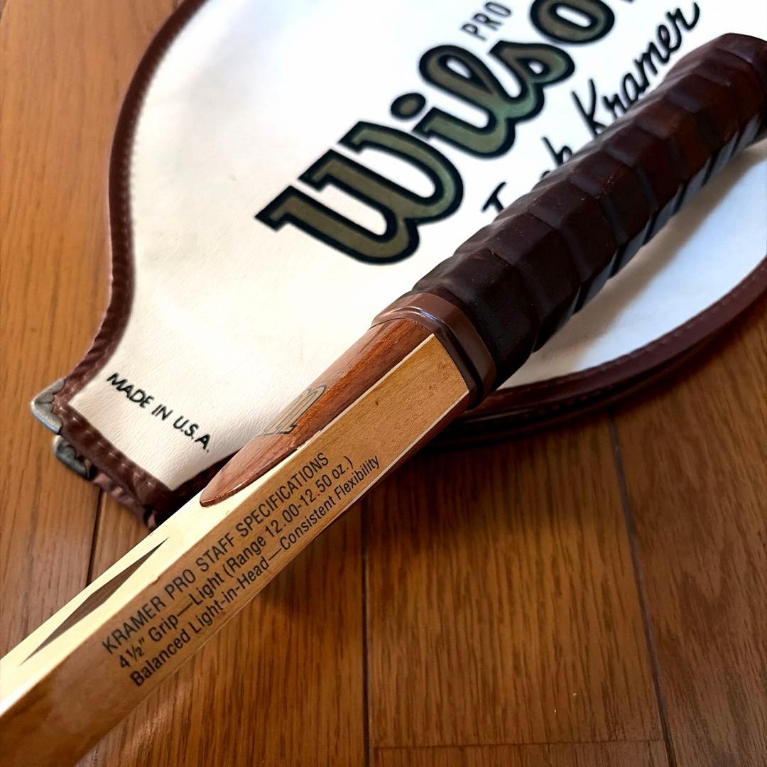 ヴィンテージ　Wilson PROSTAFF Jack Kramer 木製