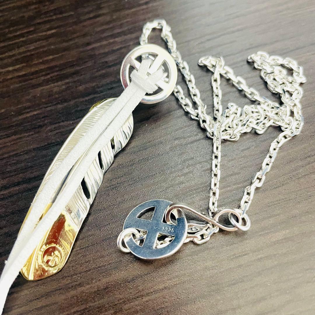 【高品質】 silver925 先金ターコイズ イーグルフック ネックレス