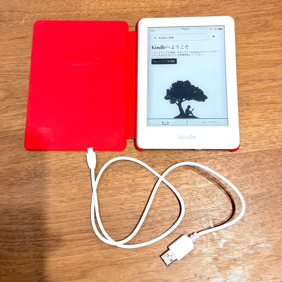 Kindle 10世代｜ホワイト｜広告なし｜Wi-Fi 4GB　【美品】