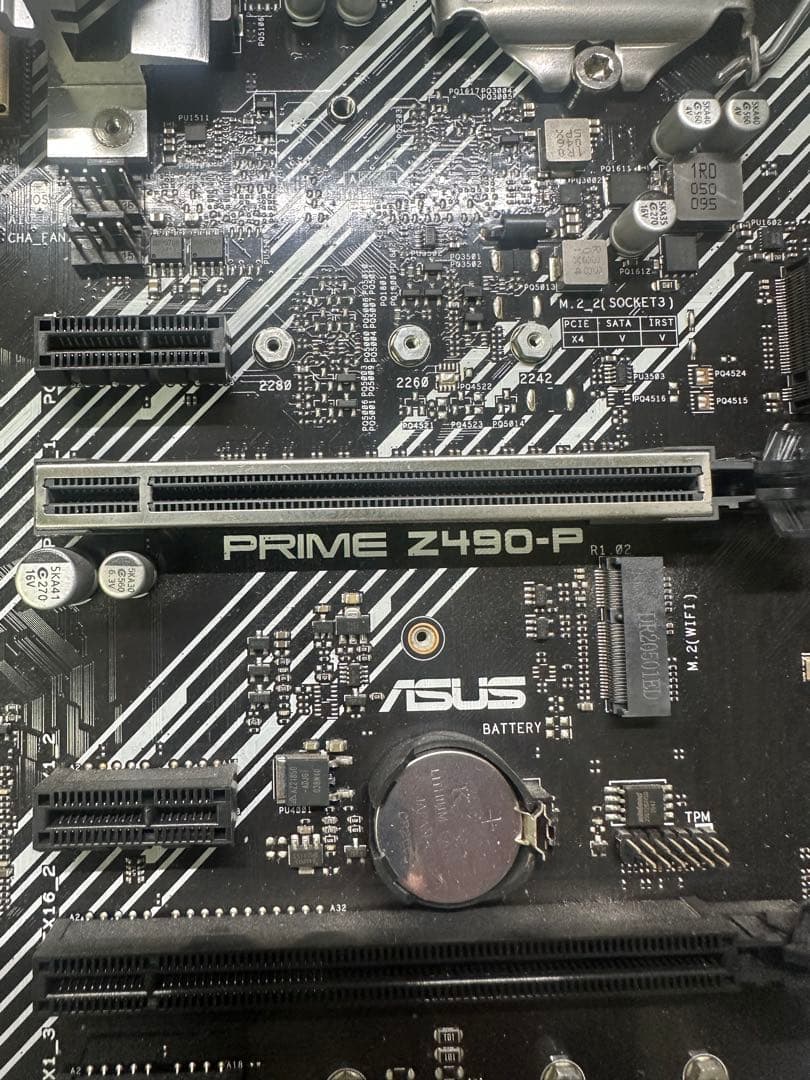 ASUS Z490 P i5-10400F ddr4 2666 8gx2 セット