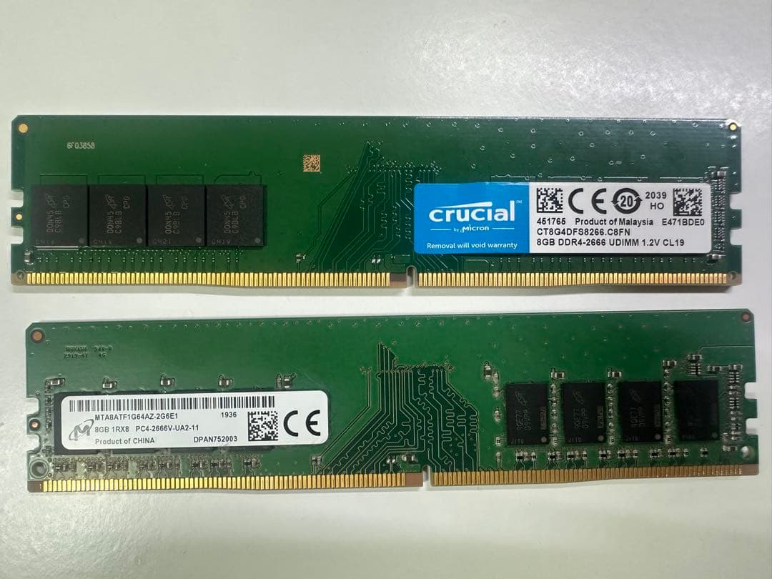 ASUS Z490 P i5-10400F ddr4 2666 8gx2 セット