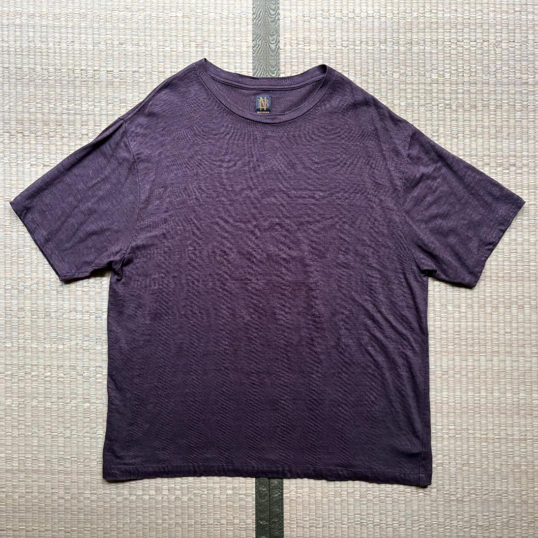 BATONER リネンTシャツ Dark Brown サイズ3