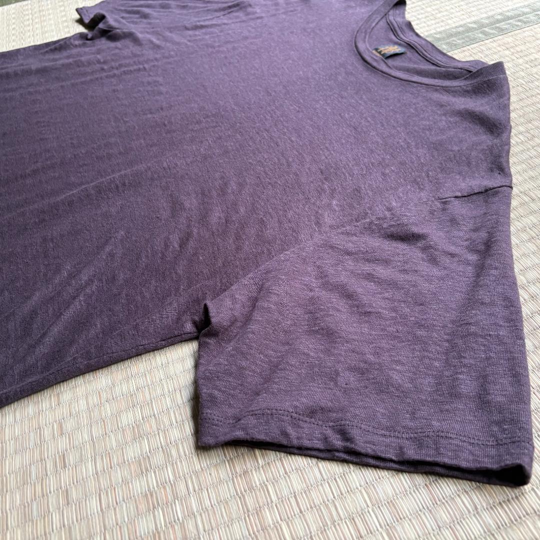BATONER リネンTシャツ Dark Brown サイズ3