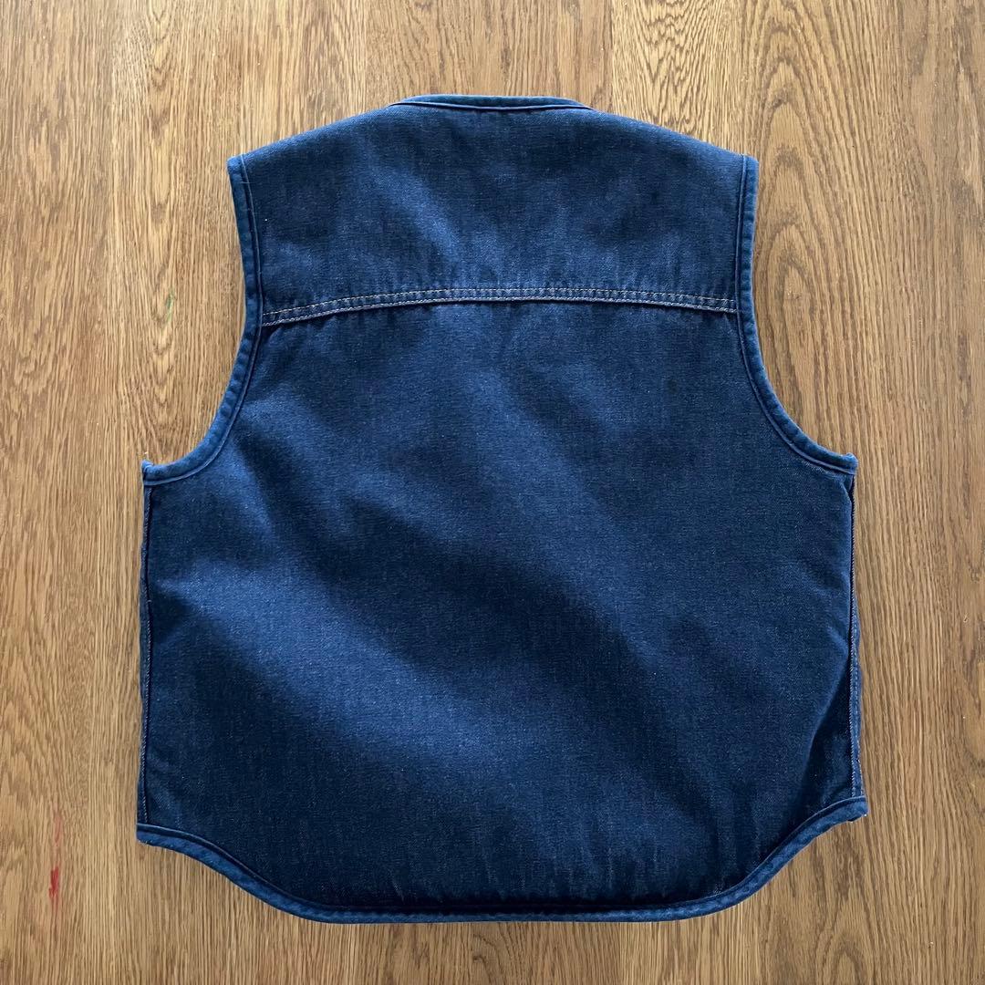T/B Carhartt 裏ボア デニムベスト サイズL ヴィンテージ