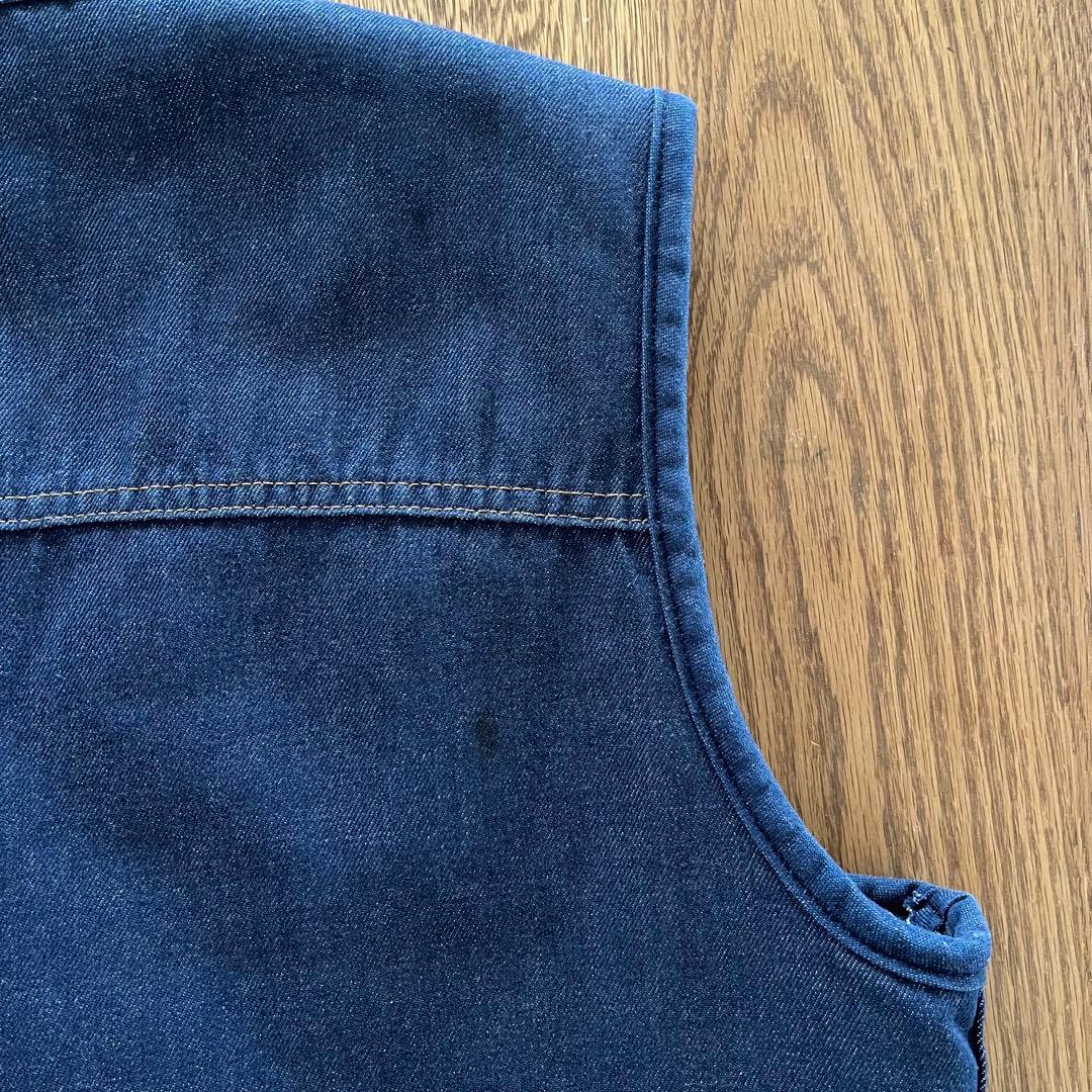 T/B Carhartt 裏ボア デニムベスト サイズL ヴィンテージ