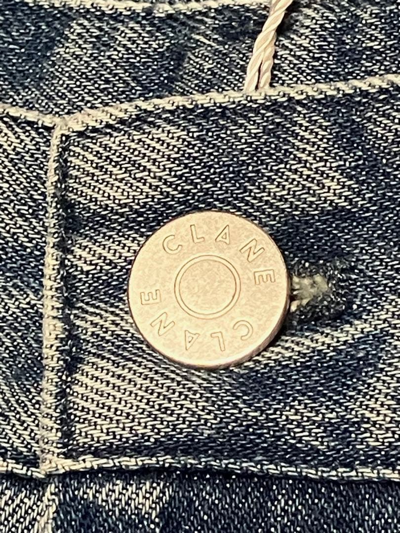 CLANE クラネ 花柄　刺繍　デニムパンツ