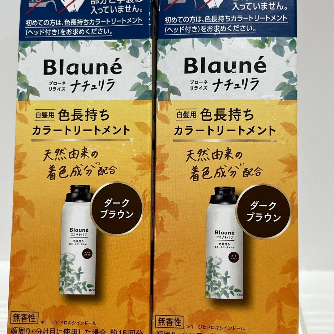 ブローネ　リライズ　ナチュリラ　白髪用カラートリートメント　ダークブラウン