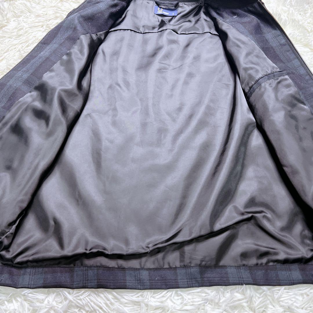 【美品 希少】フレッドペリー ブルゾン チェックジャンパー M