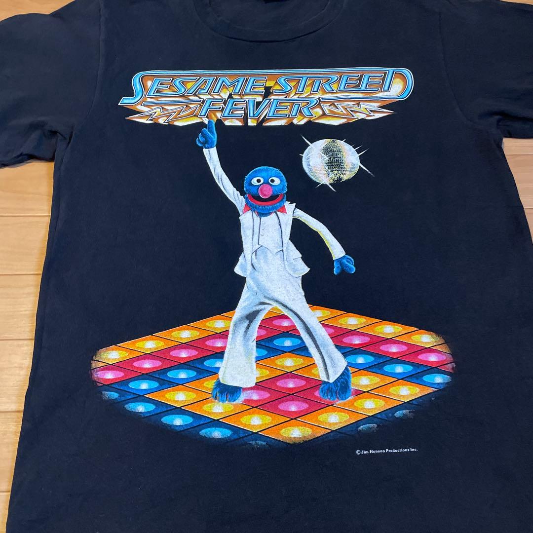 90s セサミストリート サタデーナイトフィーバー　チェンジズタグ　Tシャツ