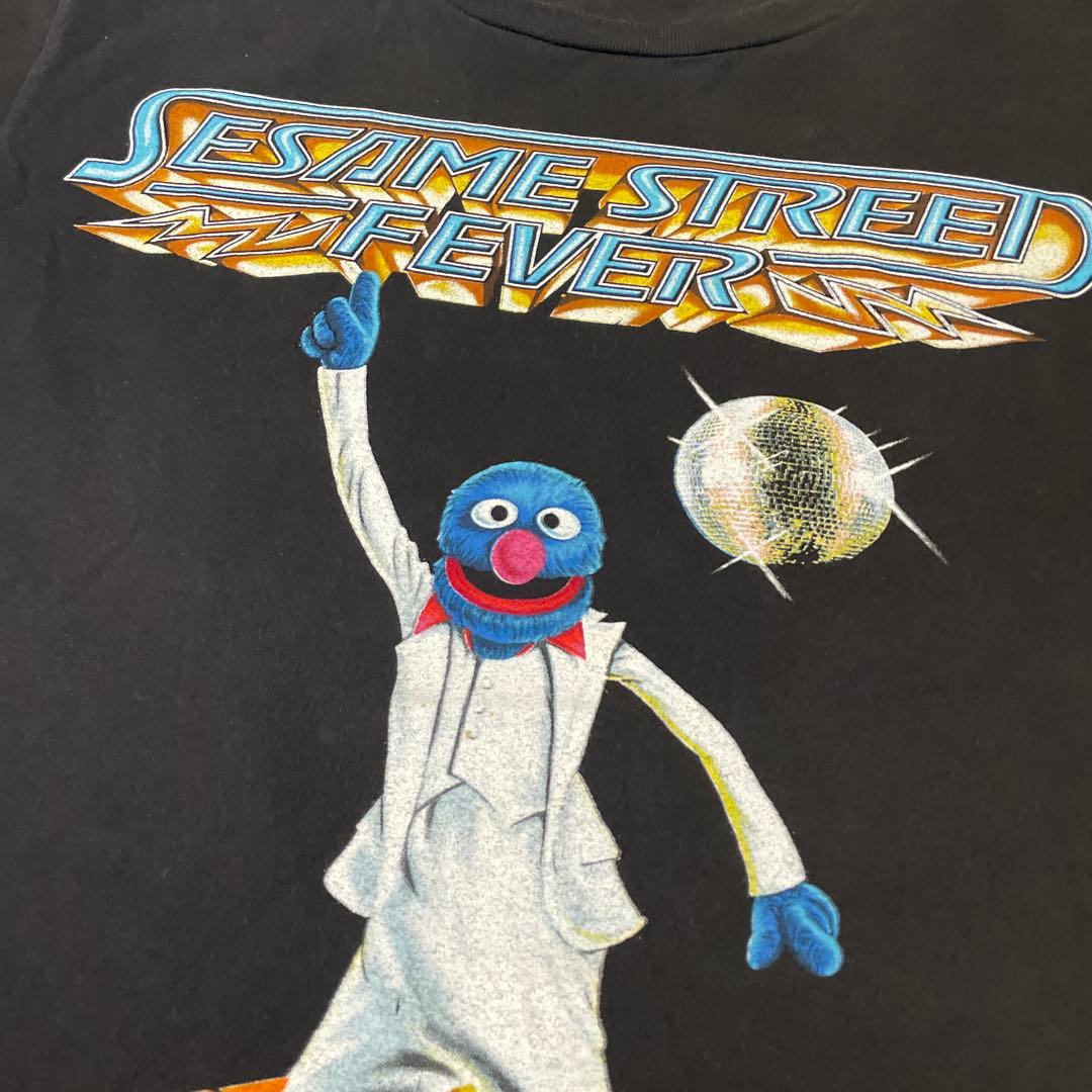 90s セサミストリート サタデーナイトフィーバー　チェンジズタグ　Tシャツ