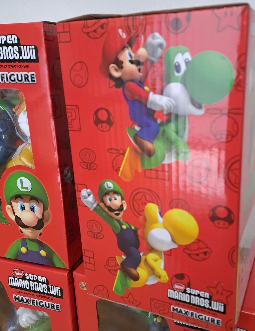【新品・未使用】 マックスフィギュア wii マリオ ルイージ　フィギュア