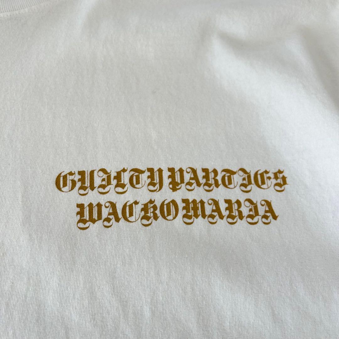 WACKO MARIA BUDSPOOL Tシャツ白M マリア様 バックプリント