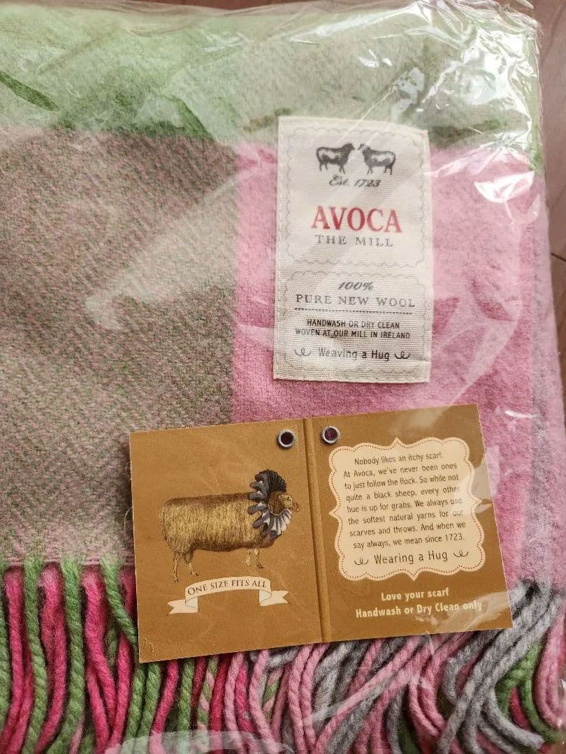 新品未使用　AVOCA　膝掛け　ブランケット　ストール　ショール